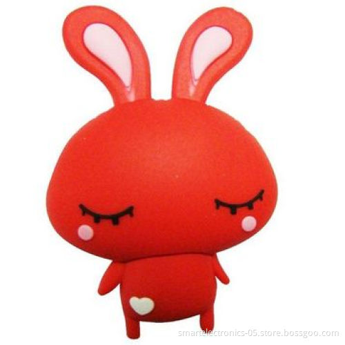 Cartoon USB Flash Drive/Free Customized Package/Printing, 3-year Warranty, 64MB-128GB, Grade A